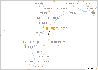 map of Shikya