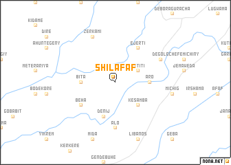 map of Shil Āfaf