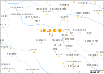 map of Shīlah Khān