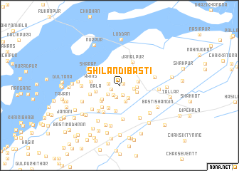 map of Shilān di Basti