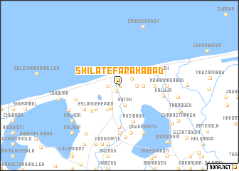 map of Shīlāt-e Faraḩābād