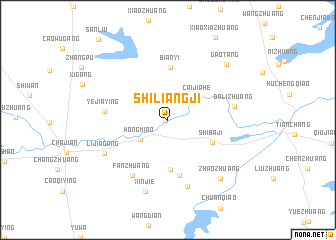 map of Shiliangji