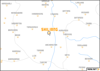 map of Shiliang