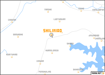 map of Shilimiao