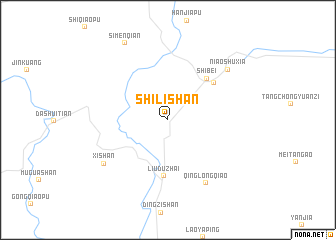 map of Shilishan