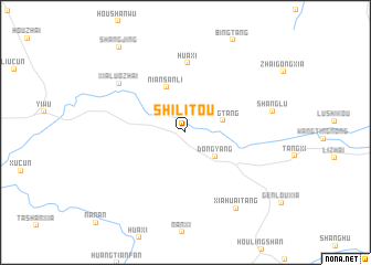 map of Shilitou