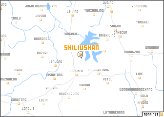 map of Shiliushan