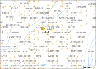 map of Shillif