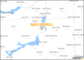 map of Shillings Mill