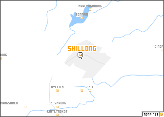 map of Shillong