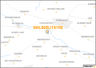 map of Shilo-Golitsyno