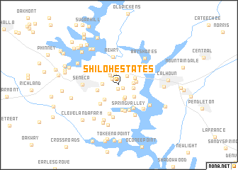 map of Shiloh Estates
