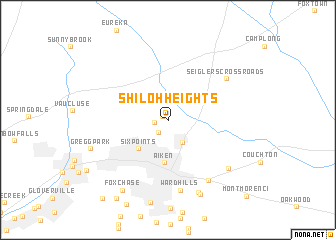 map of Shiloh Heights