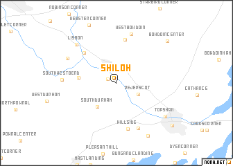 map of Shiloh
