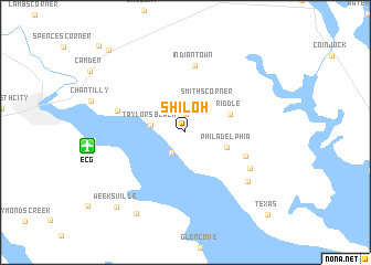 map of Shiloh