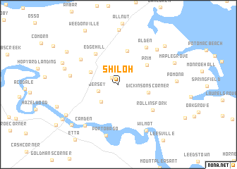 map of Shiloh