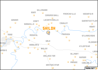 map of Shiloh