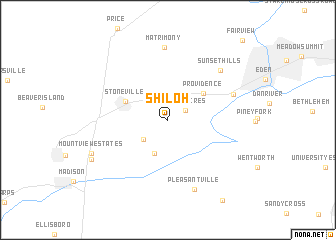 map of Shiloh