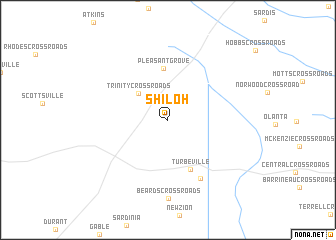 map of Shiloh