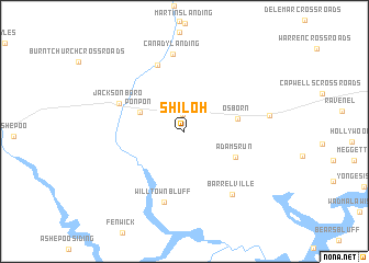 map of Shiloh