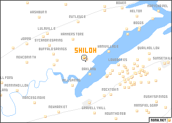 map of Shiloh