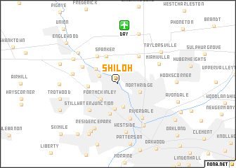 map of Shiloh