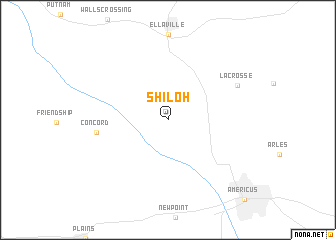 map of Shiloh