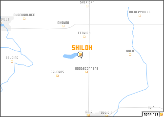 map of Shiloh