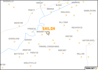 map of Shiloh