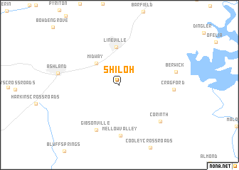 map of Shiloh