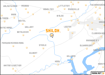 map of Shiloh