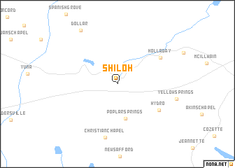 map of Shiloh