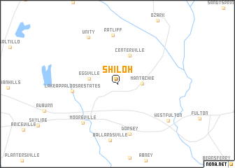 map of Shiloh