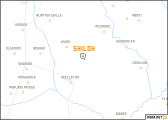 map of Shiloh