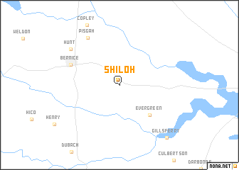 map of Shiloh