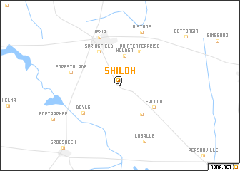 map of Shiloh