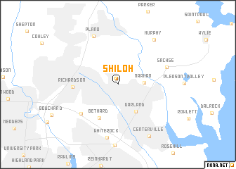 map of Shiloh