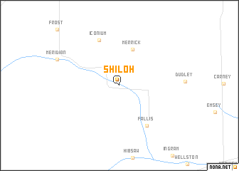 map of Shiloh