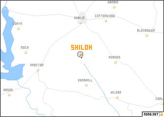 map of Shiloh