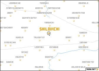 map of Shilovichi