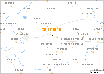 map of Shilovichi