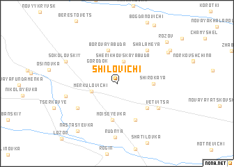 map of Shilovichi