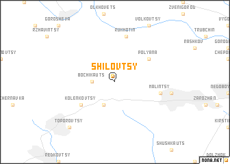 map of Shilovtsy