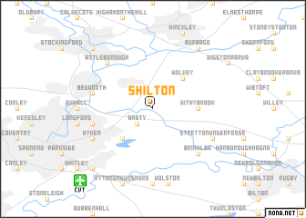 map of Shilton
