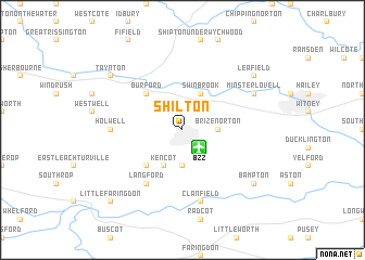 map of Shilton