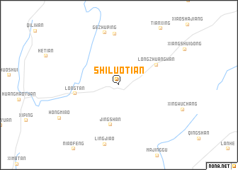 map of Shiluotian