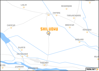 map of Shiluowu