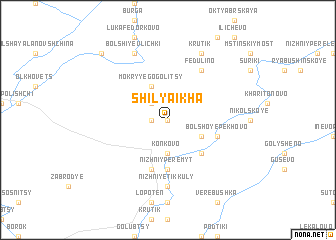 map of Shilyaikha