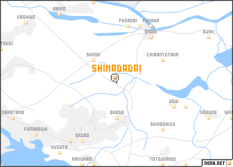 map of Shimadadai