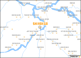 map of Shimak Ga